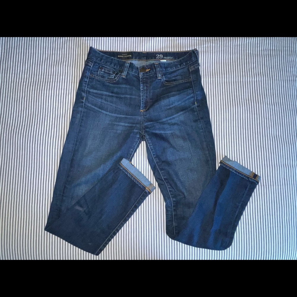 J. Crew Mid-rise Toothpick Jeans